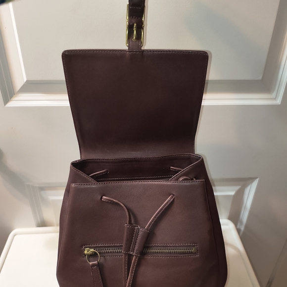 VTG Coach Legacy West Hampton Brown Leather Backpack - Style 9827 - Picture 3 of 11